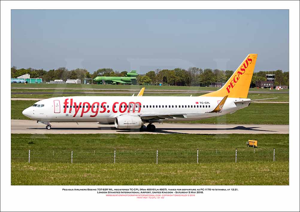 TC-CPL - Pegasus Airlines Boeing 737-82R WL  (Msn  40010 Ln 4807) - 01