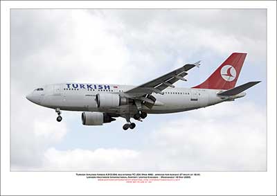 TC-JDA - Turkish Airlines Airbus A310-304 (Msn 496) - 01