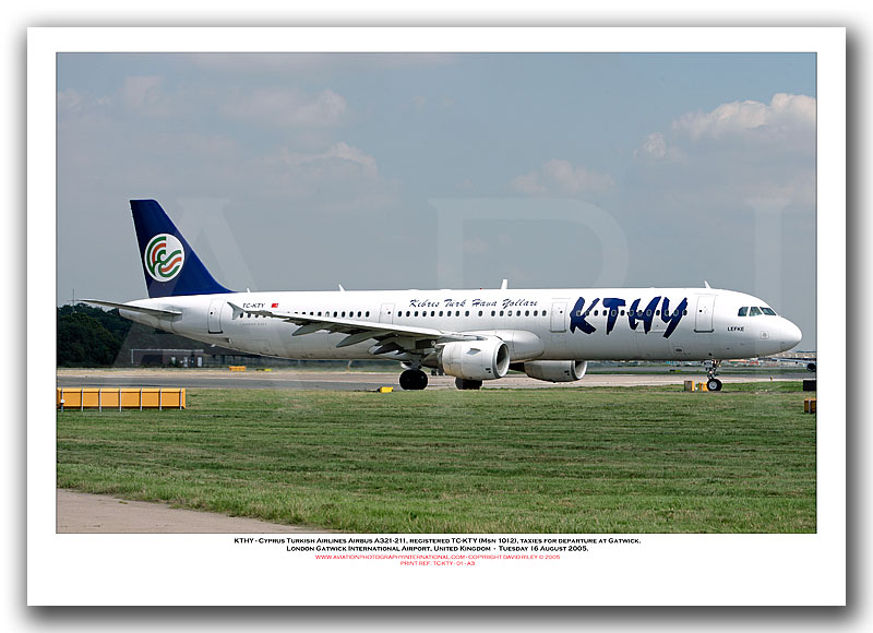 TC-KTY - KTHY - Cyprus Turkish Airlines Airbus A321-211  (Msn 1012) - 01