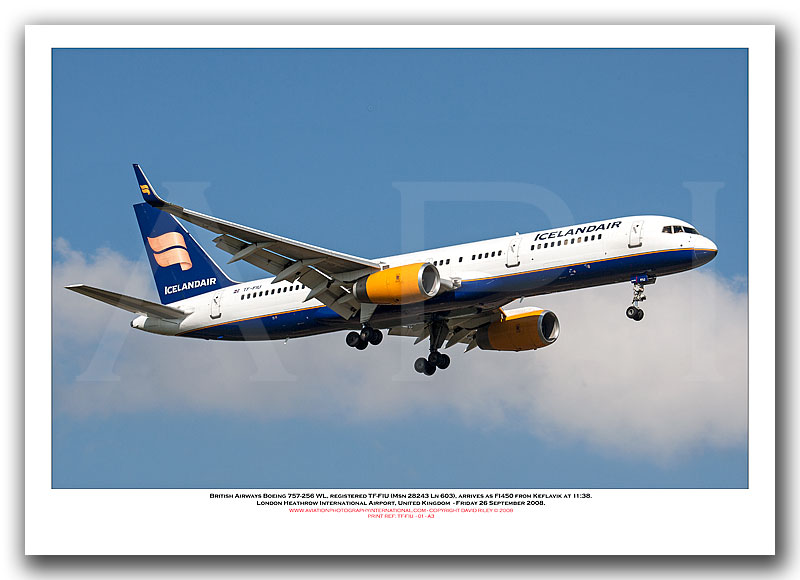 TF-FIU - Icelandair Boeing 757-256 WL (Msn 28243 Ln 603) - 01