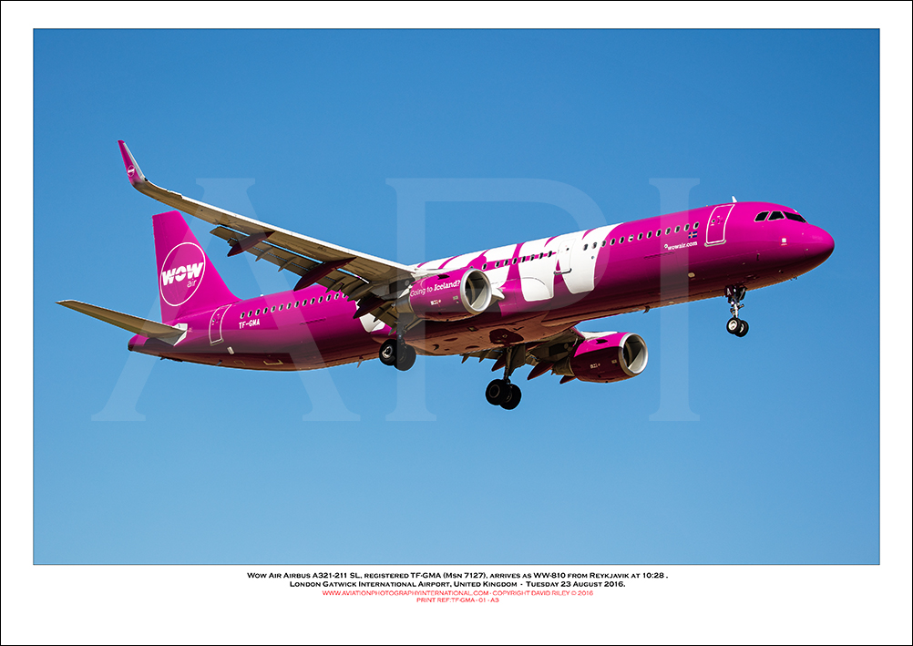 TF-GMA - WOW Air Airbus A321-211 SL, (Msn 7127) - 01