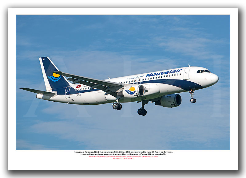 TS-INI - Nouvelair Airbus A320-211, (Msn 301) - 01