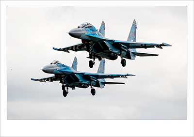 UKRAINE-71&39 - Ukrainian Air Force Sukhoi Su-27UB1M &  Sukhoi Su-27  - 01