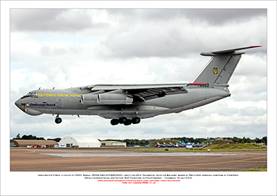 UKRAINE-76683 - Ukraine Air Force  Iluyshin IL-76MD (Msn 0063468029) - 01