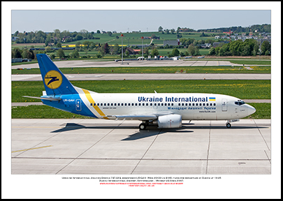 UR-GAH - Ukraine International Airlines Boeing  737-32Q (Msn  29130 Ln 3105) - 01