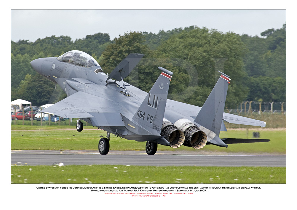 USAF-012002 -United States Air Force McDonnell Douglas F-15E Strike Eagle (Msn  1373/E32) - 01