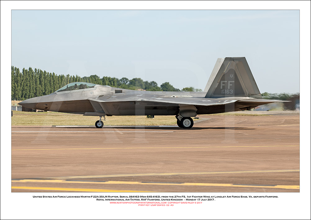 USAF-084163 -United States Air Force Lockheed Martin F-22A-35-LM Raptor (Msn 645-4163) - 02