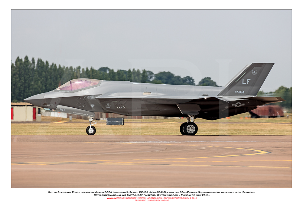 USAF-155164 - United States Air Force Lockheed Martin F-35A Lightning II  (Msn AF-139) - 01