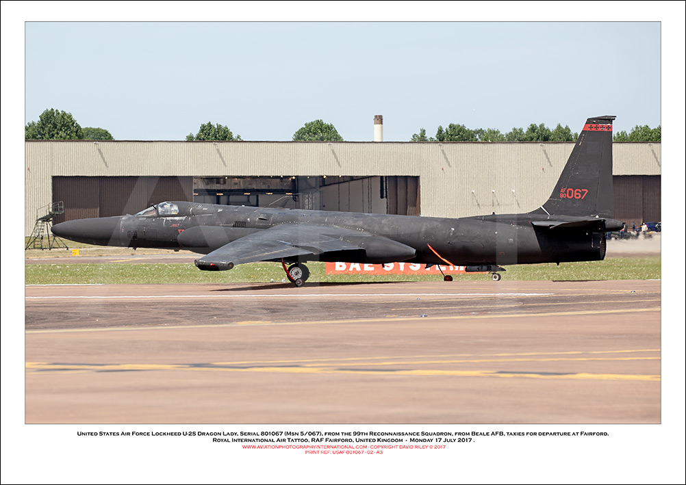 USAF-801067 - United States Air Force Lockheed U-2S Dragon Lady (Msn 5/067) - 02