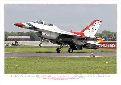 USAF-860039 - United States Air Force GeneraL Dynamics F-16D Flighting Falcon - 01