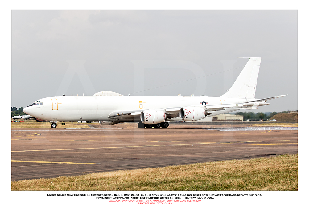 USN-163918 - United States Navy Boeing E-6B Mercury  (Msn 23891  Ln 987) - 01