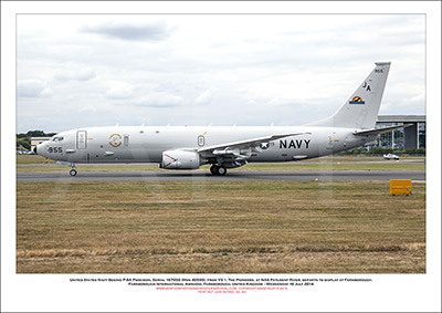 USN-167955 - United States Navy Boeing P-8A Poseidon  (Msn 40595 - 02