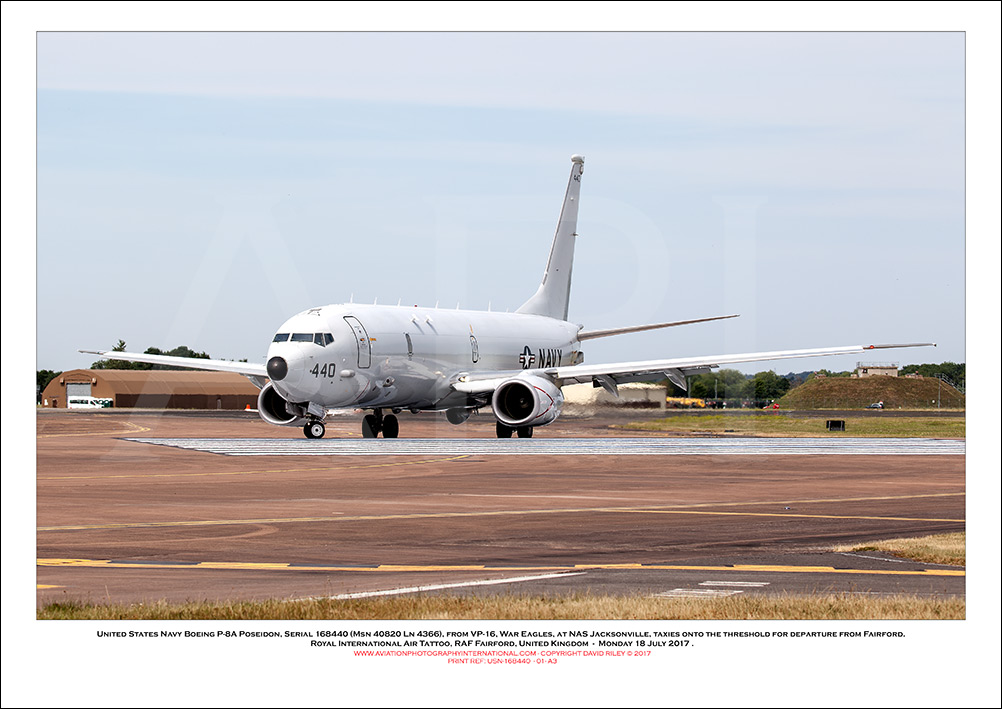 USN-168440 - United States Navy Boeing P-8A Poseidon  (Msn 40820 Ln 4366)  - 02