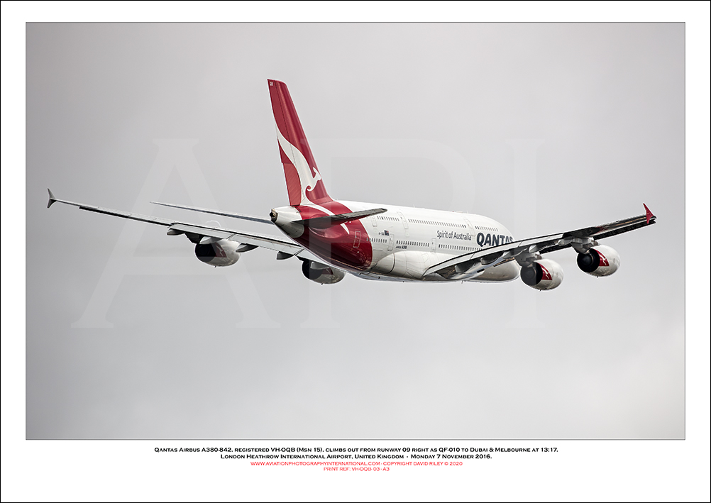 VH-OQB - Qantas Airbus A380-842  (Msn 015) - 03