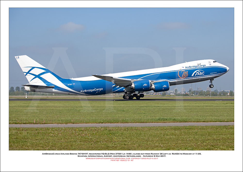 VQ-BLQ - AirBridgeCargo Airlines Boeing 747-8HVF  (Msn 37581 Ln 1448) - 01