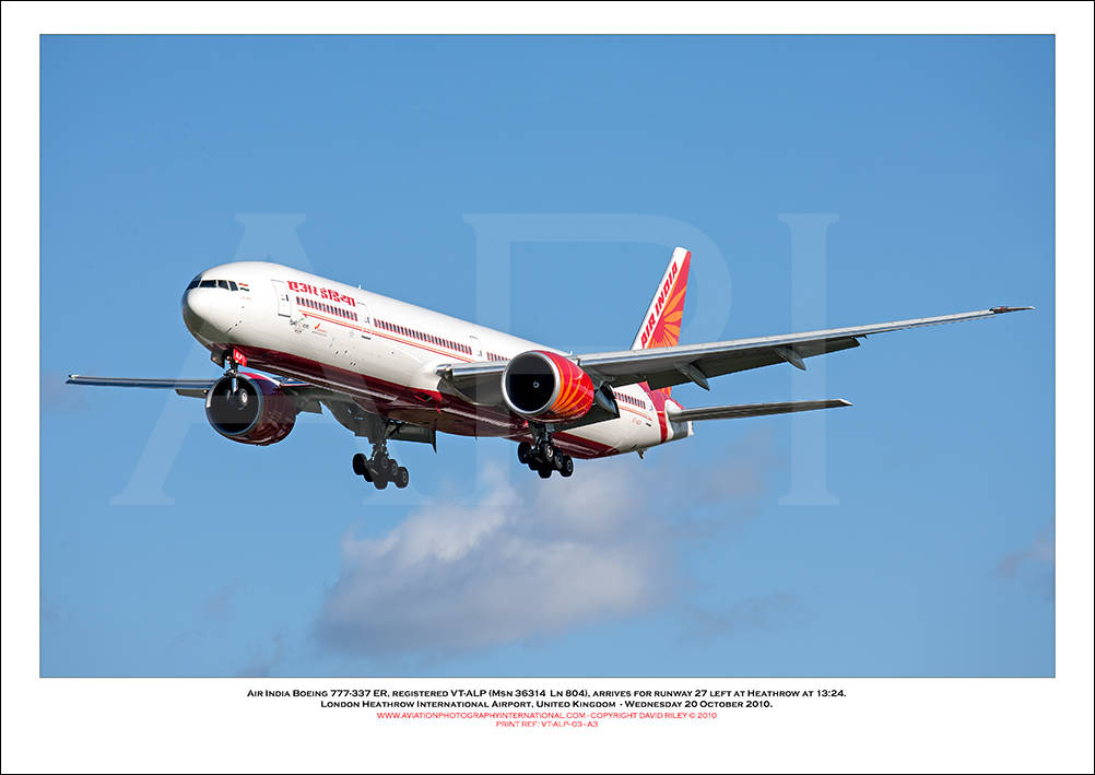 VT-ALP - Air India Boeing 777-337 ER  (Msn 36314 Ln 804) - 03