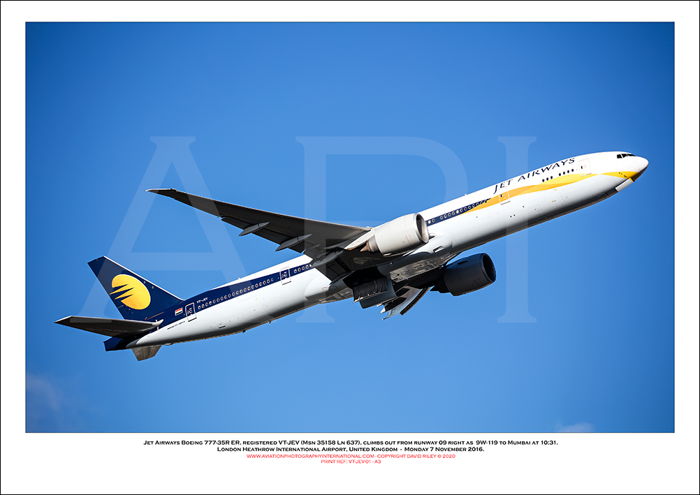 VT-JEV -  Jet Airways Boeing 777-35R ER (Msn 35158 Ln 637) - 01