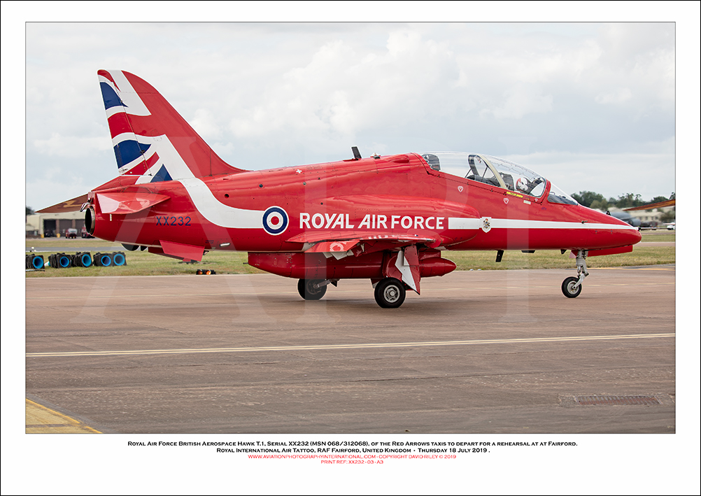 XX232 - Royal Air Force British Aerospace Hawk T.1 (Msn 068/312068) - 03