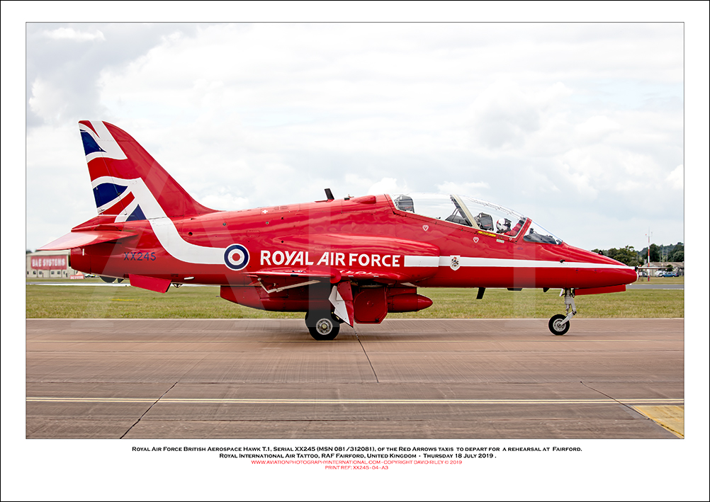 XX245 - Royal Air Force British Aerospace Hawk T.1 (Msn 081/312081) - 04