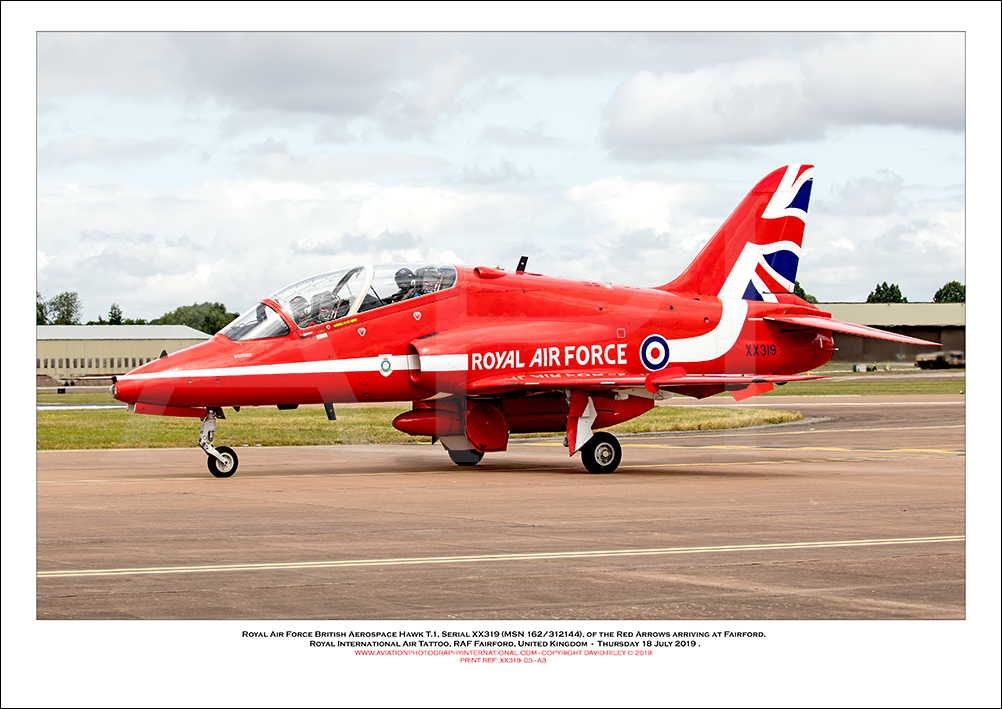 XX319 - Royal Air Force British Aerospace Hawk T.1 (Msn 162/312144) - 04