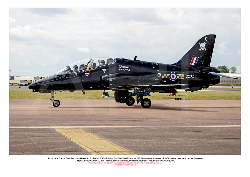XX321 - Royal Air Force British Aerospace Hawk T.1A (Msn 312146/1648) - 01