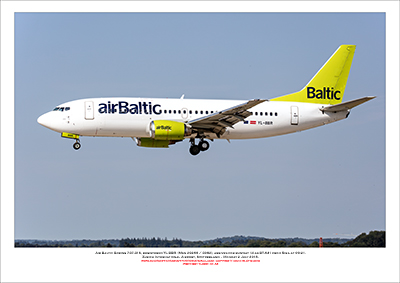 YL-BBR - Air Baltic Boeing 737-31S  (Msn 29266 / 3092) - 01