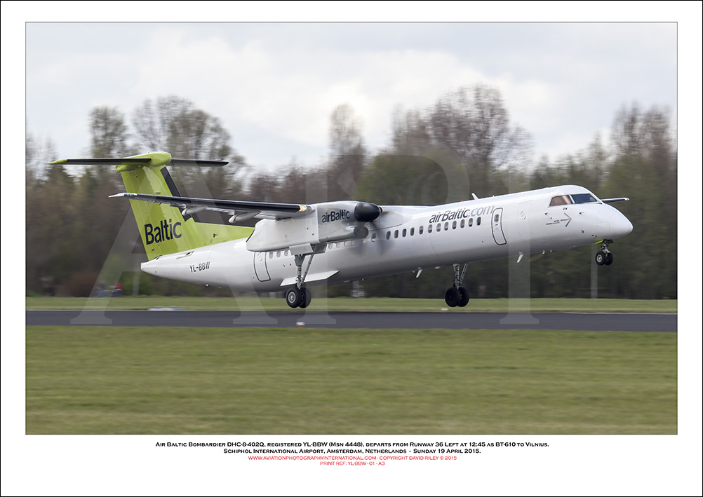 YL-BBW - Air Baltic Bombardier DHC-8-402Q (Msn 4448) - 01
