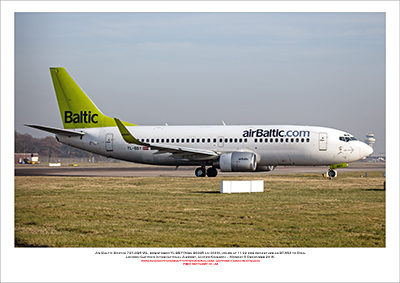 YL-BBY - Air Baltic Boeing 737-36Q WL  (Msn 30335 Ln 3129) - 01