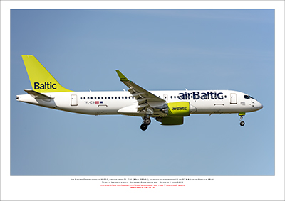 YL-CSI - Air Baltic Bombardier CS-300  (Msn 55034) - 01