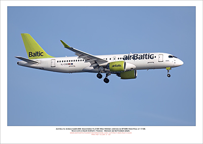 YL-CSM - Air Baltic Airbus A220-300  (Msn 55042) - 01