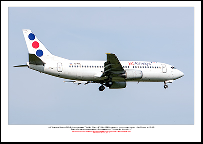 YU-ANL - Jat Airways Boeing B737-3H9 (Msn 23716 Ln 1321) - 01