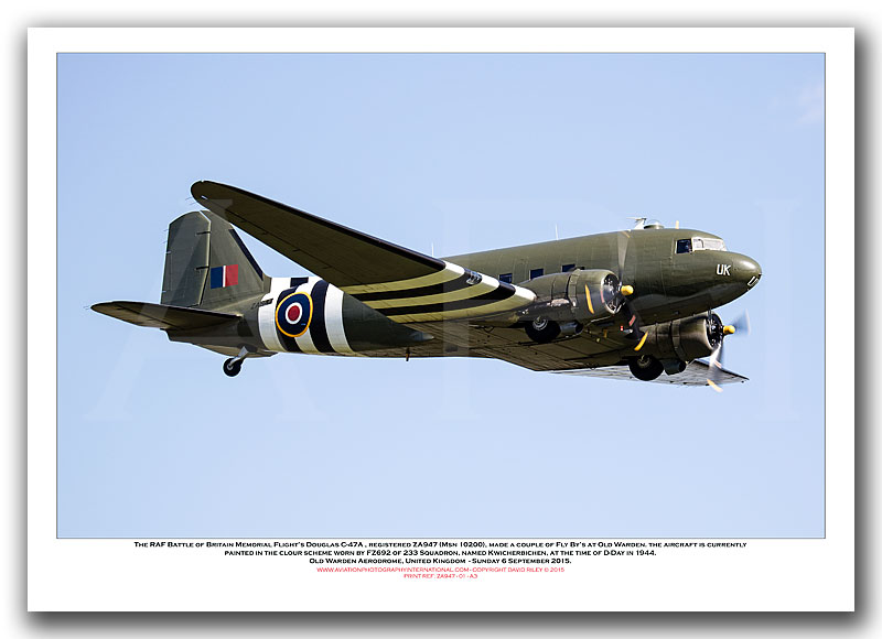 ZA947 - Royal Air Force Battle of Britain Memorial FlightDouglas C-47A (Msn 10200) - 01