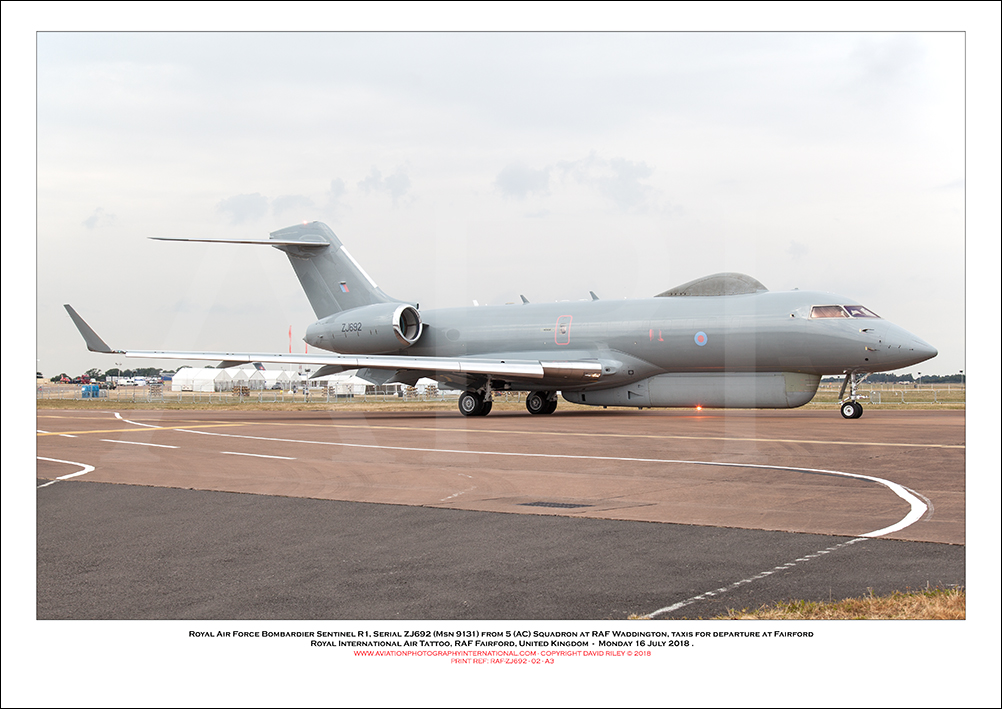ZJ692 - Royal Air Force Bombardier Sentinel R1 (Msn 9131) - 02