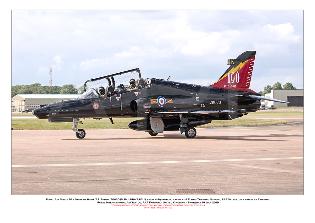 ZK020 - Royal Air Force BAe Systems Hawk T.2 (Msn 1249/RT011) - 01