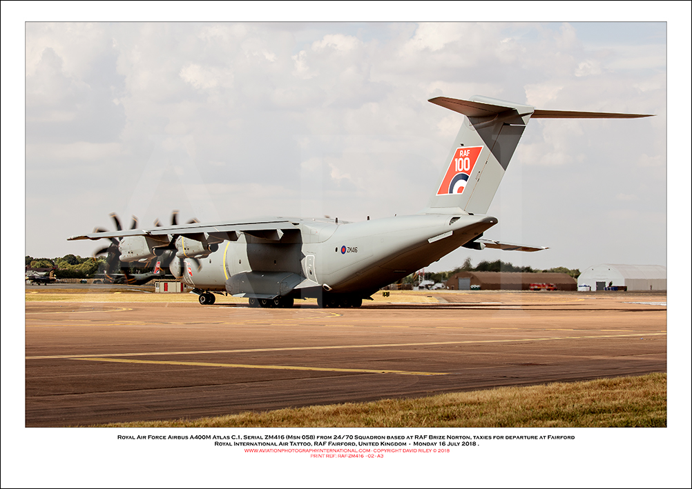 ZM416 - Royal Air Force Airbus A400M Atlas C.1  (Msn 058) - 02