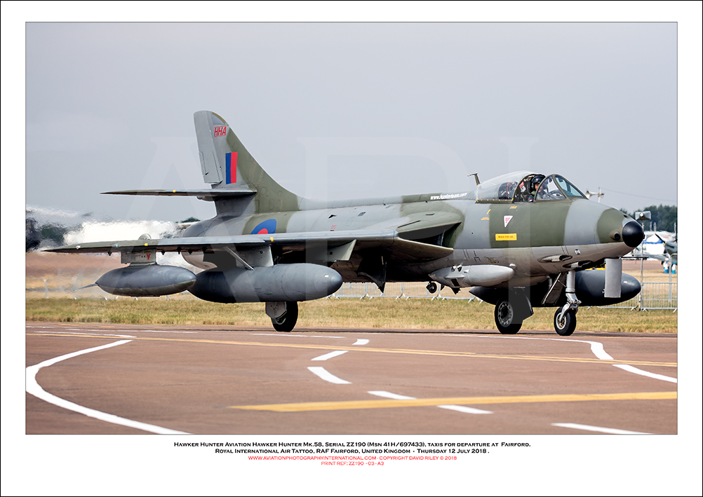 ZZ190 - Hawker Hunter Aviation�s Hawker Hunter F58A  (Msn 41H697433) - 03