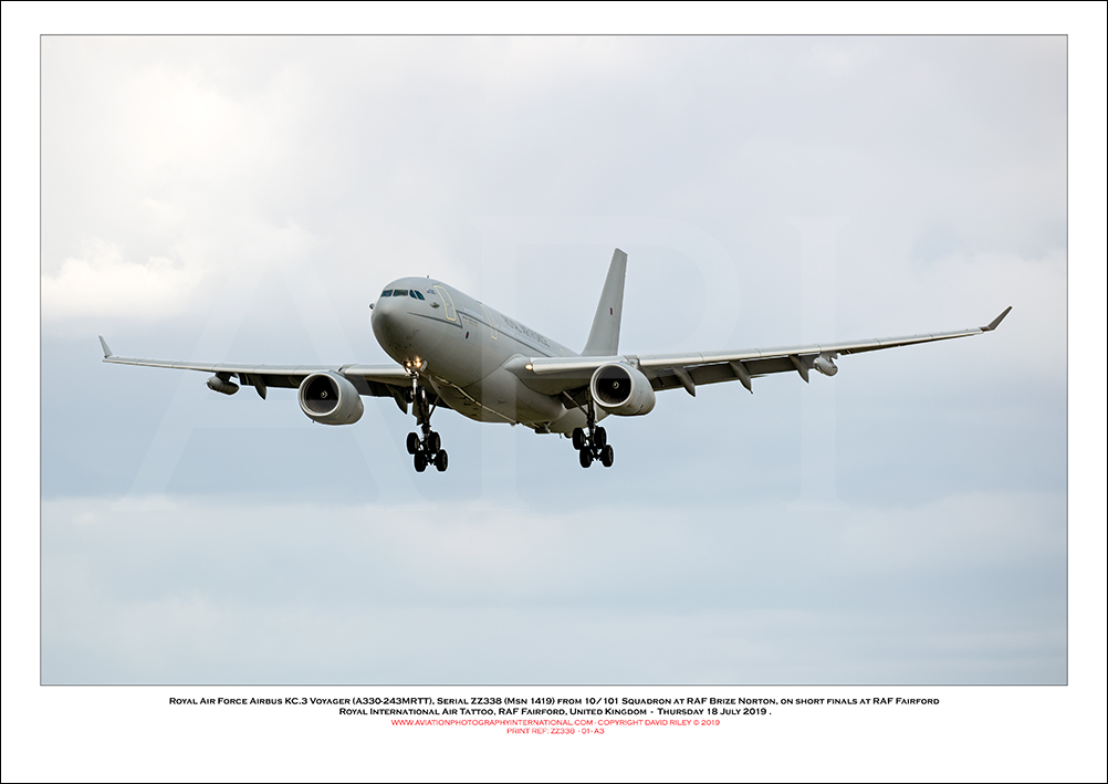 ZZ338 - Royal Air Force Airbus KC.3 Voyager (A330-243MRTT)  (Msn 1419) - 01