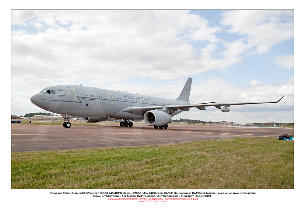 ZZ338 - Royal Air Force Airbus KC.3 Voyager (A330-243MRTT)  (Msn 1419) - 03