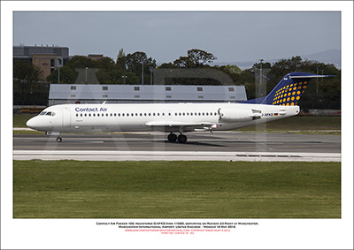 D-AFKD - Contact Air Fokker 100 (Msn 11500) - 01